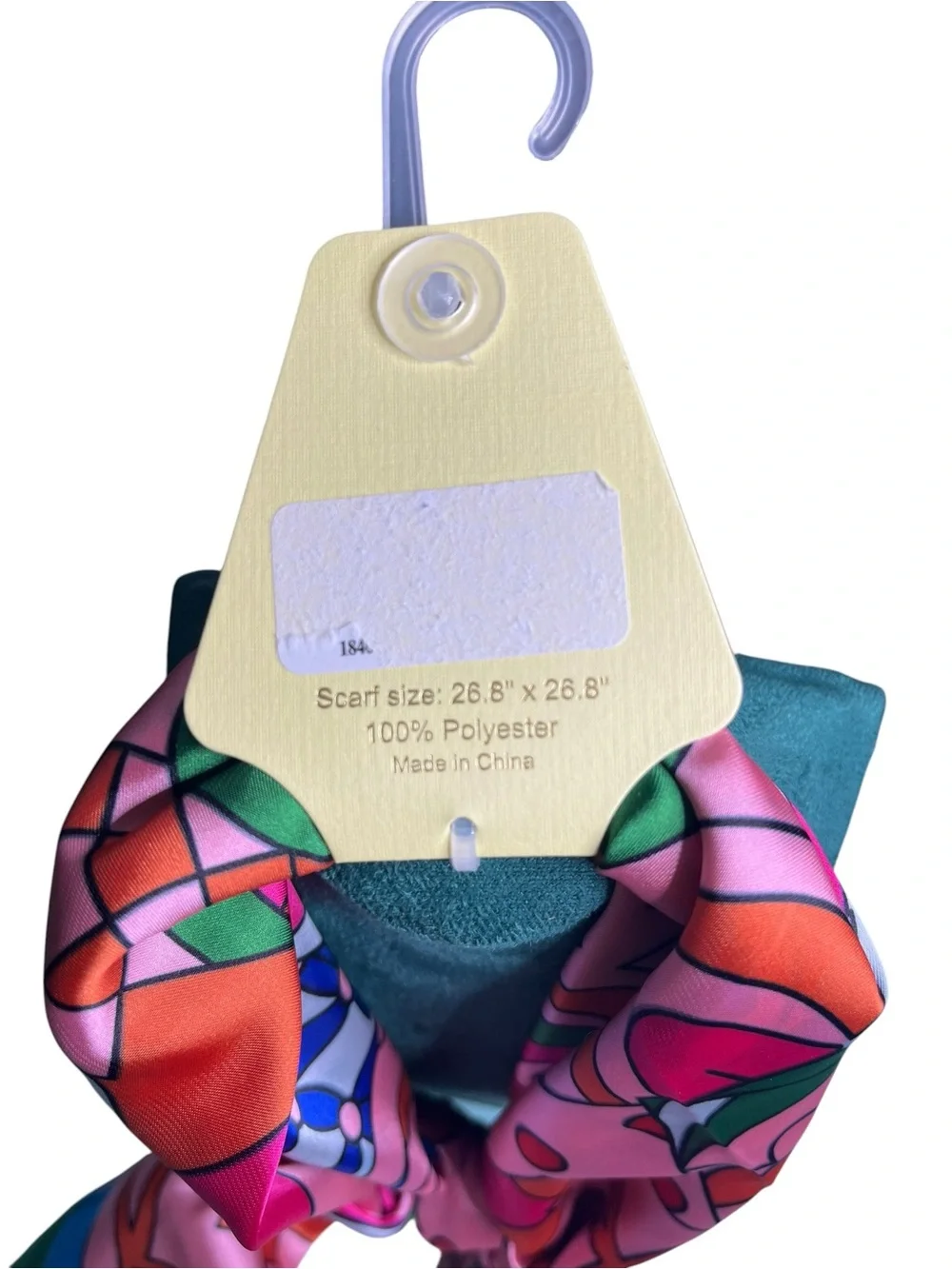 piper•k Pink & Green Printed Scarf